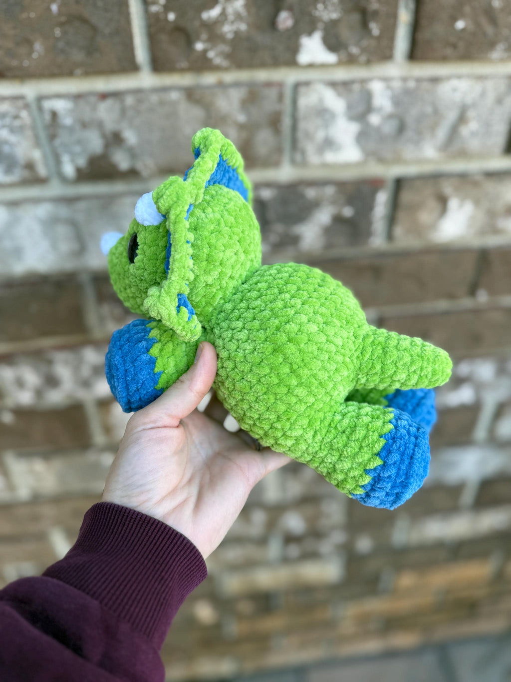 Crochet Triceratops and Stegosaurus, Low Sew Dinosaur Pattern (Digital Download)