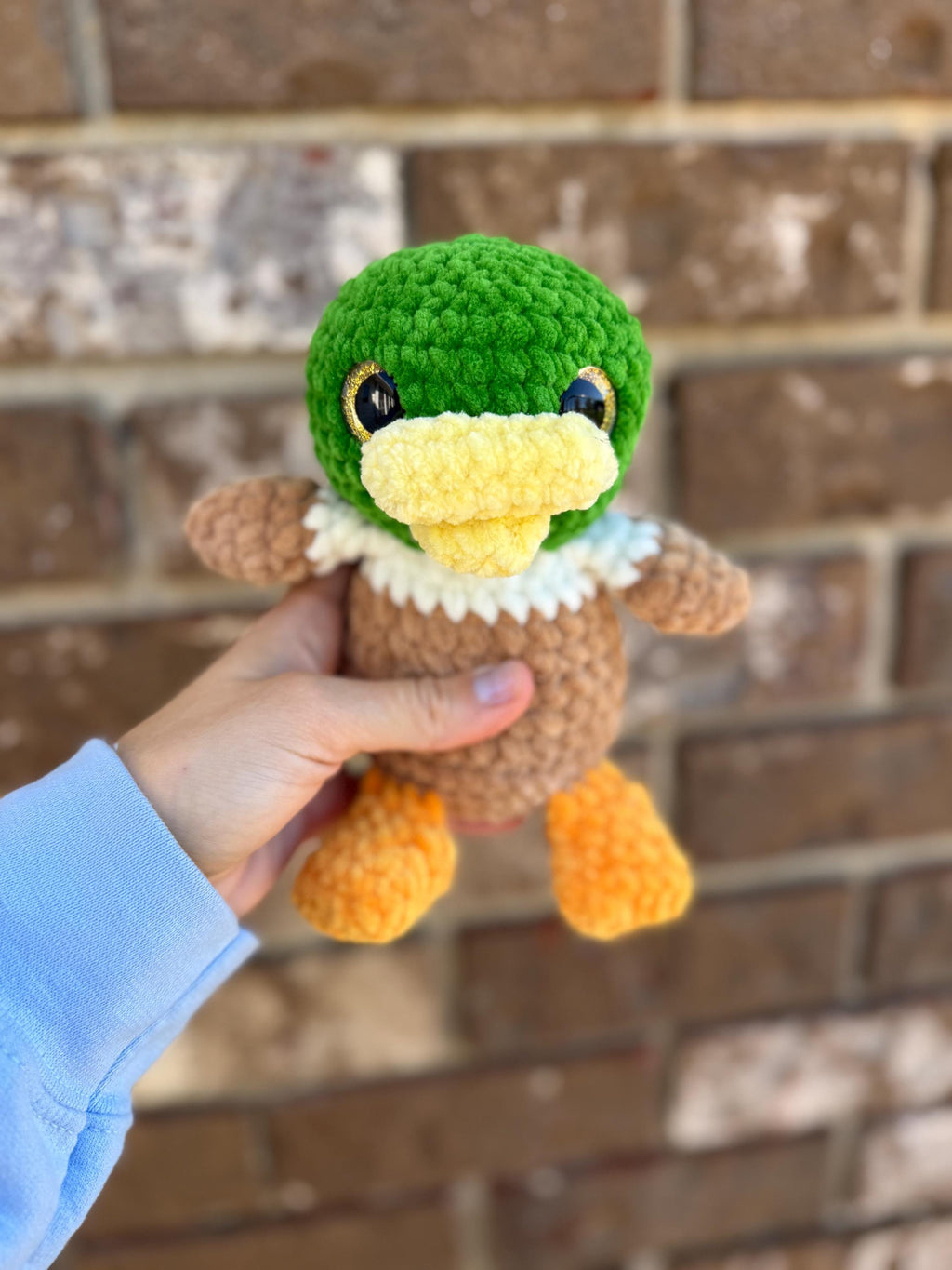 Mallad Duck Crochet Plushie - Handmade Duck Amigurumi Toy