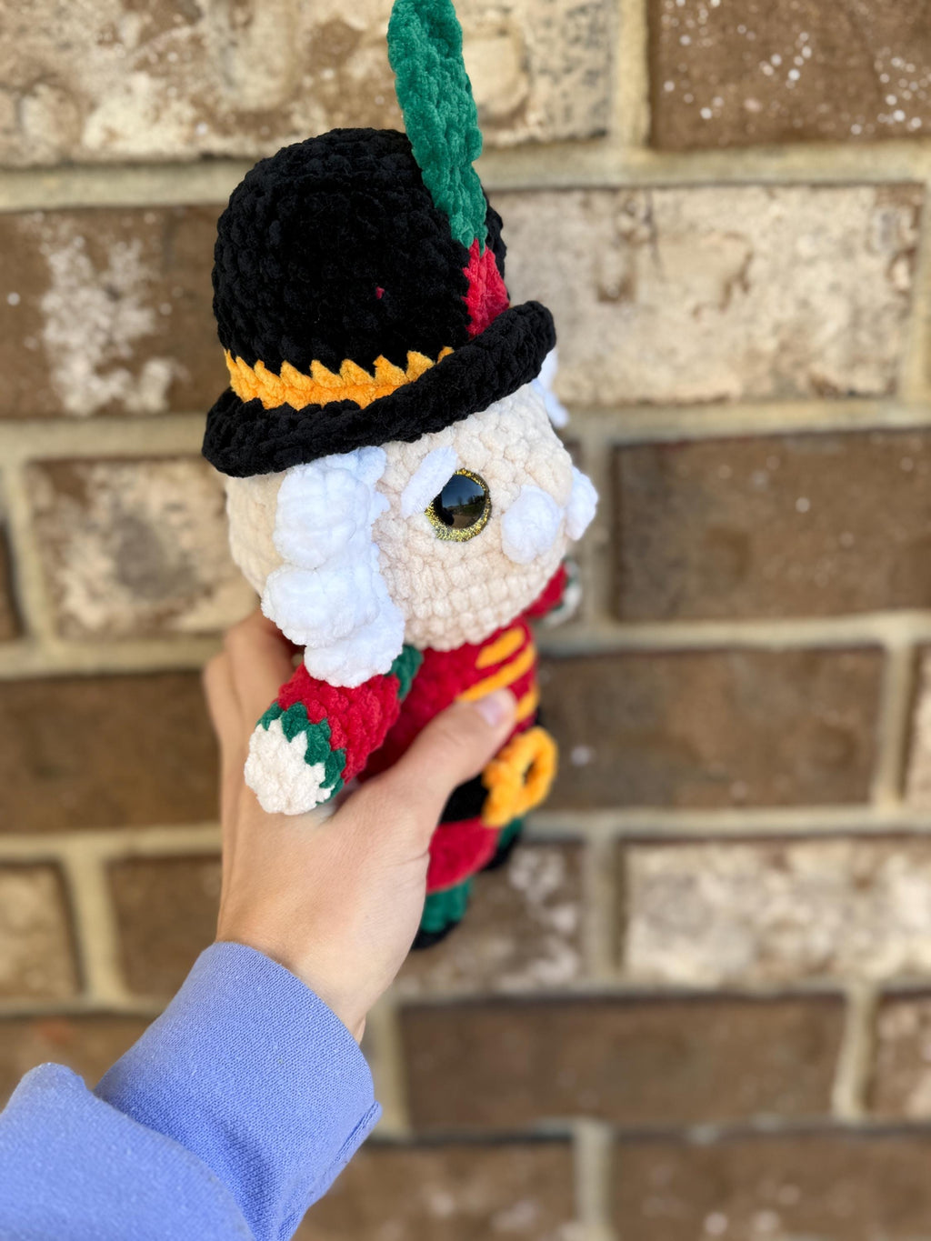 Nutcracker Crochet Plush • Custom Holiday Amigurumi