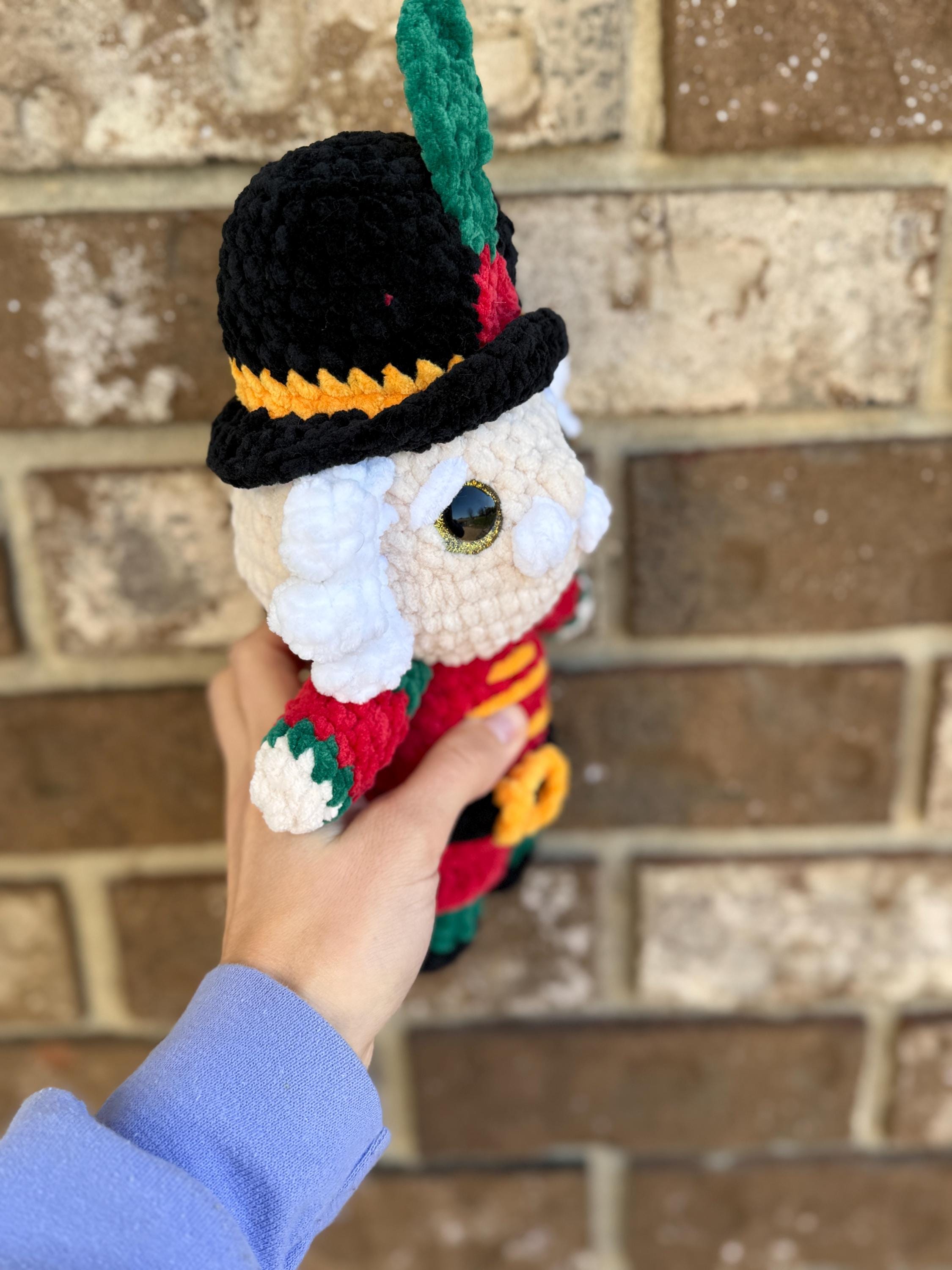Nutcracker Crochet Plush • Custom Holiday Amigurumi