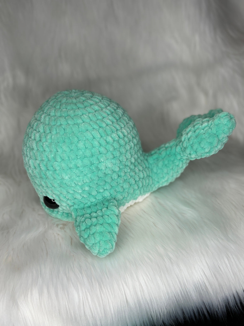 Whale Crochet Plushie | Soft Stuffed Animal with Babies