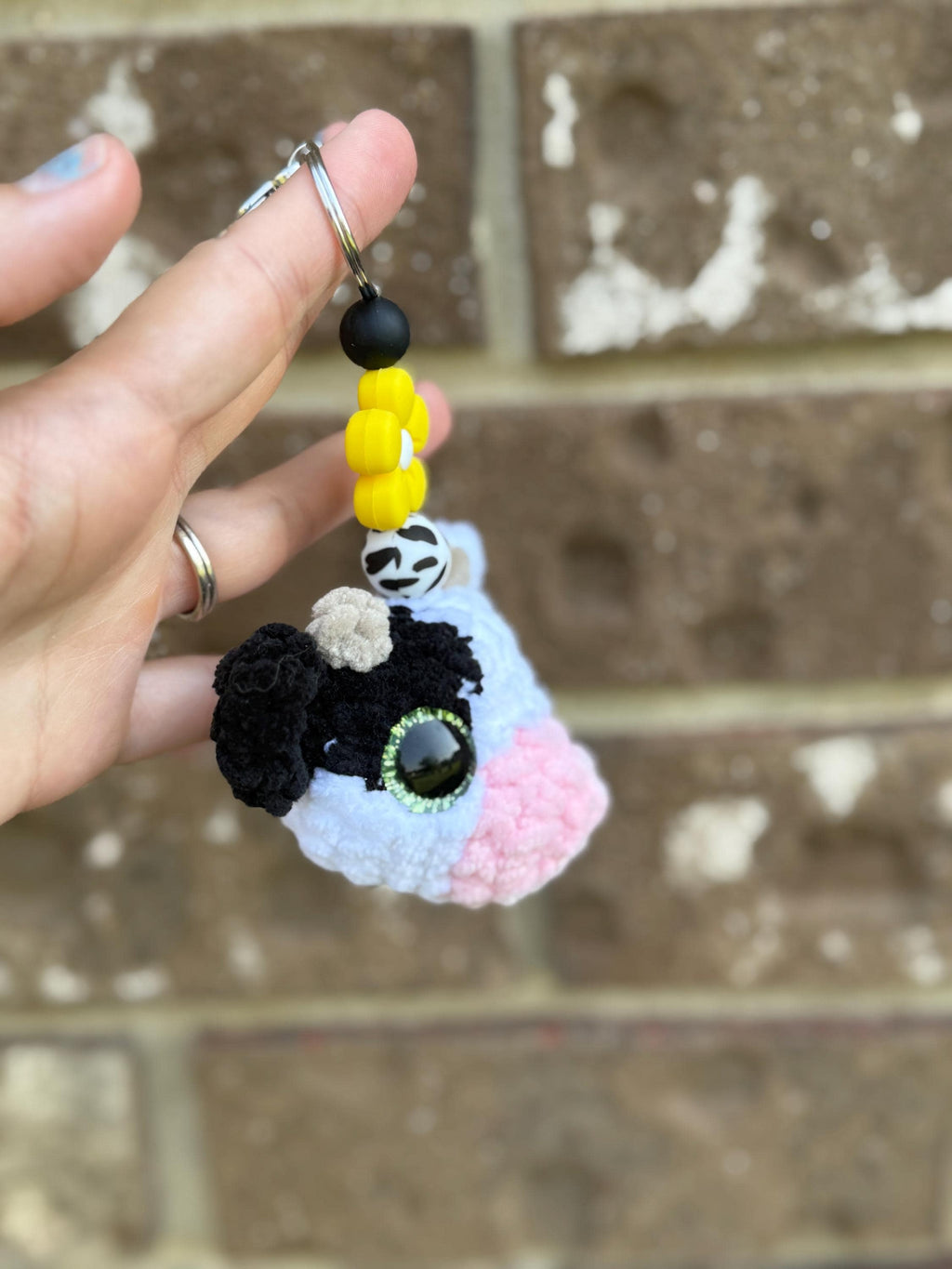 No Sew Farm Friends Keychain Crochet Pattern, 5 in 1 (Digital Download)