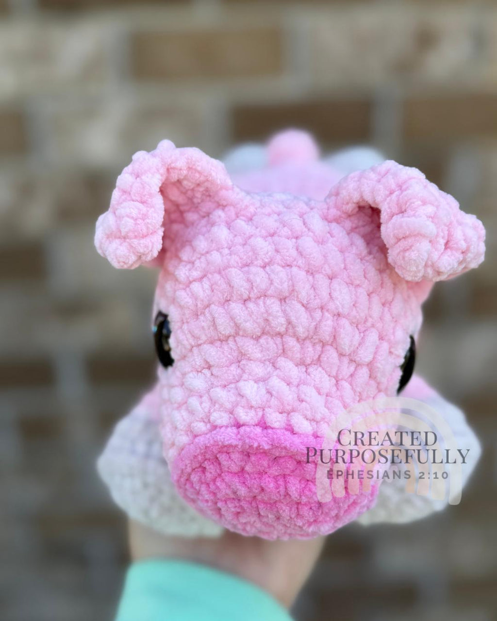 Crochet Pig Pattern, Low Sew Amigurumi (Instant Download)