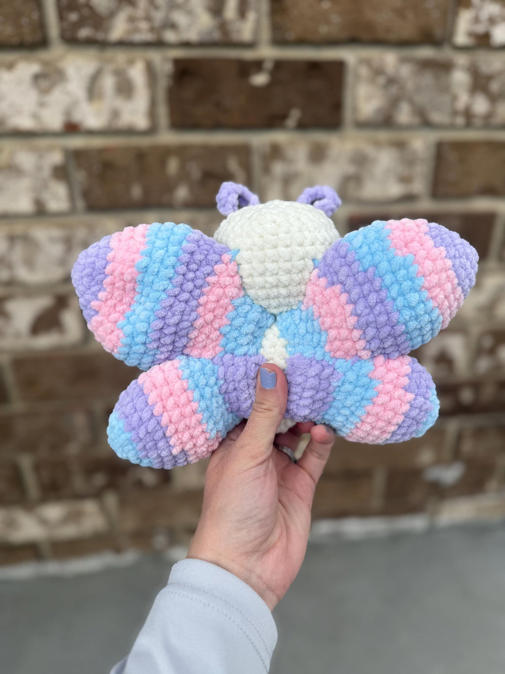 Butterfly Handmade Crochet Plush • Custom Amigurumi, Nursery Decor