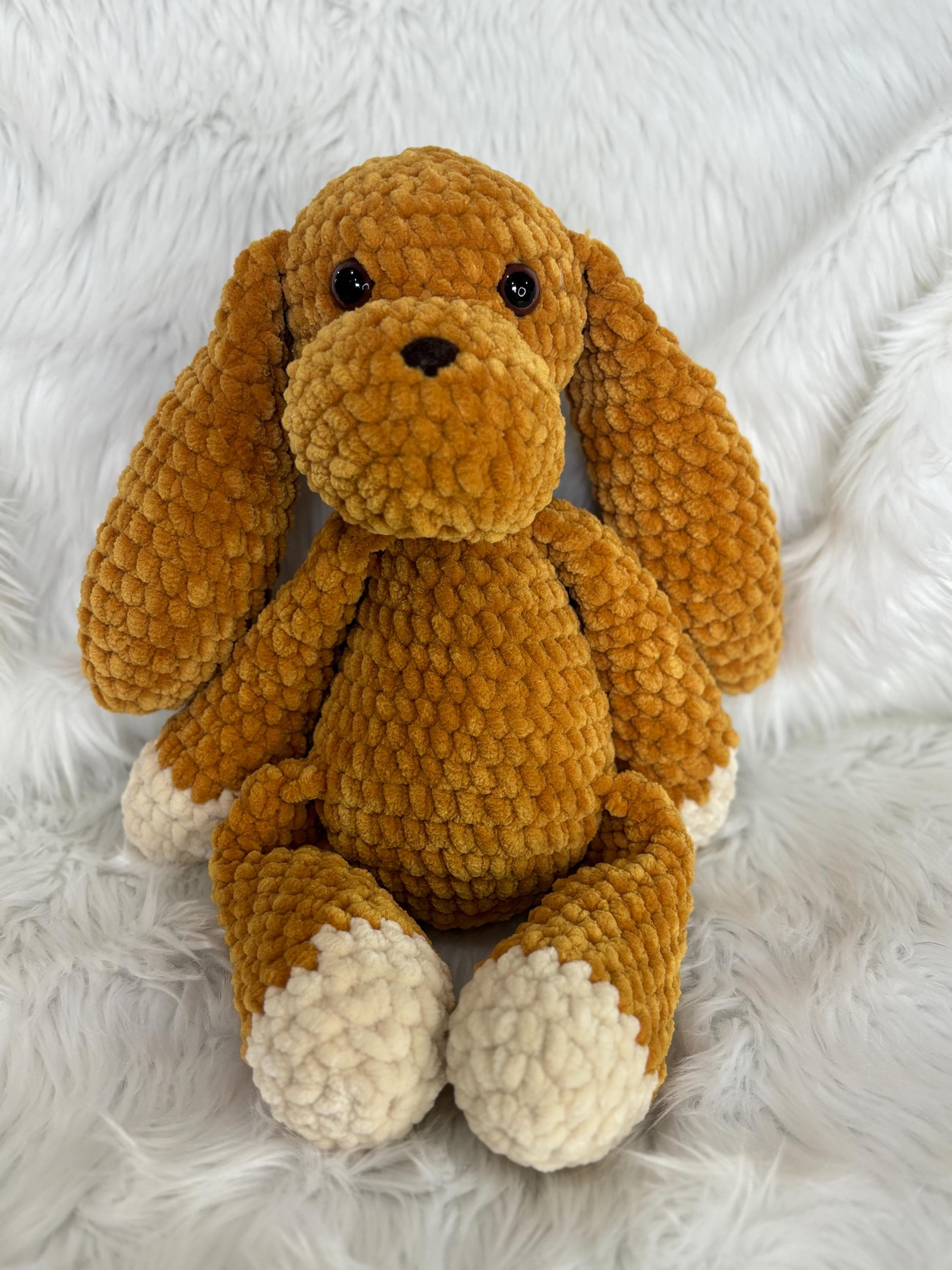 Dog Crochet Plushie | Soft Stuffed Puppy Amigurumi