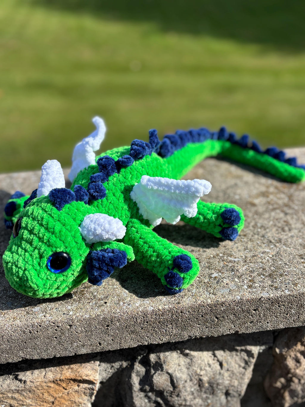 Dragon Handmade Crochet Plush • Custom Amigurumi, Nursery Decor