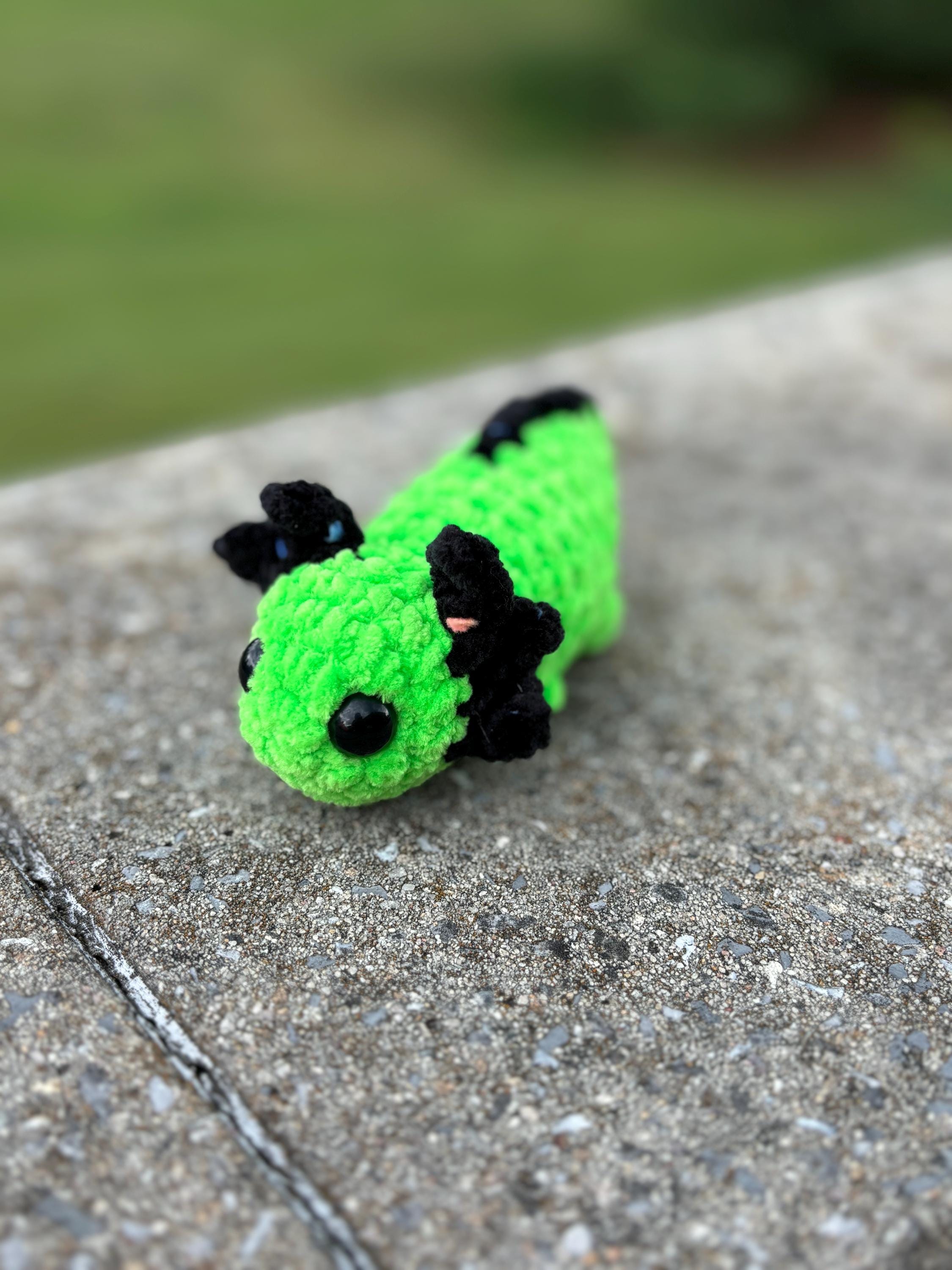Axolotl Crochet Plushie | Soft Stuffed Amigurumi
