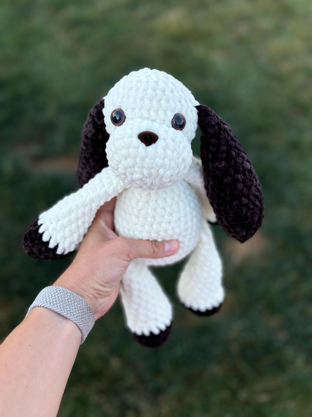 Dog Crochet Plushie | Soft Stuffed Puppy Amigurumi