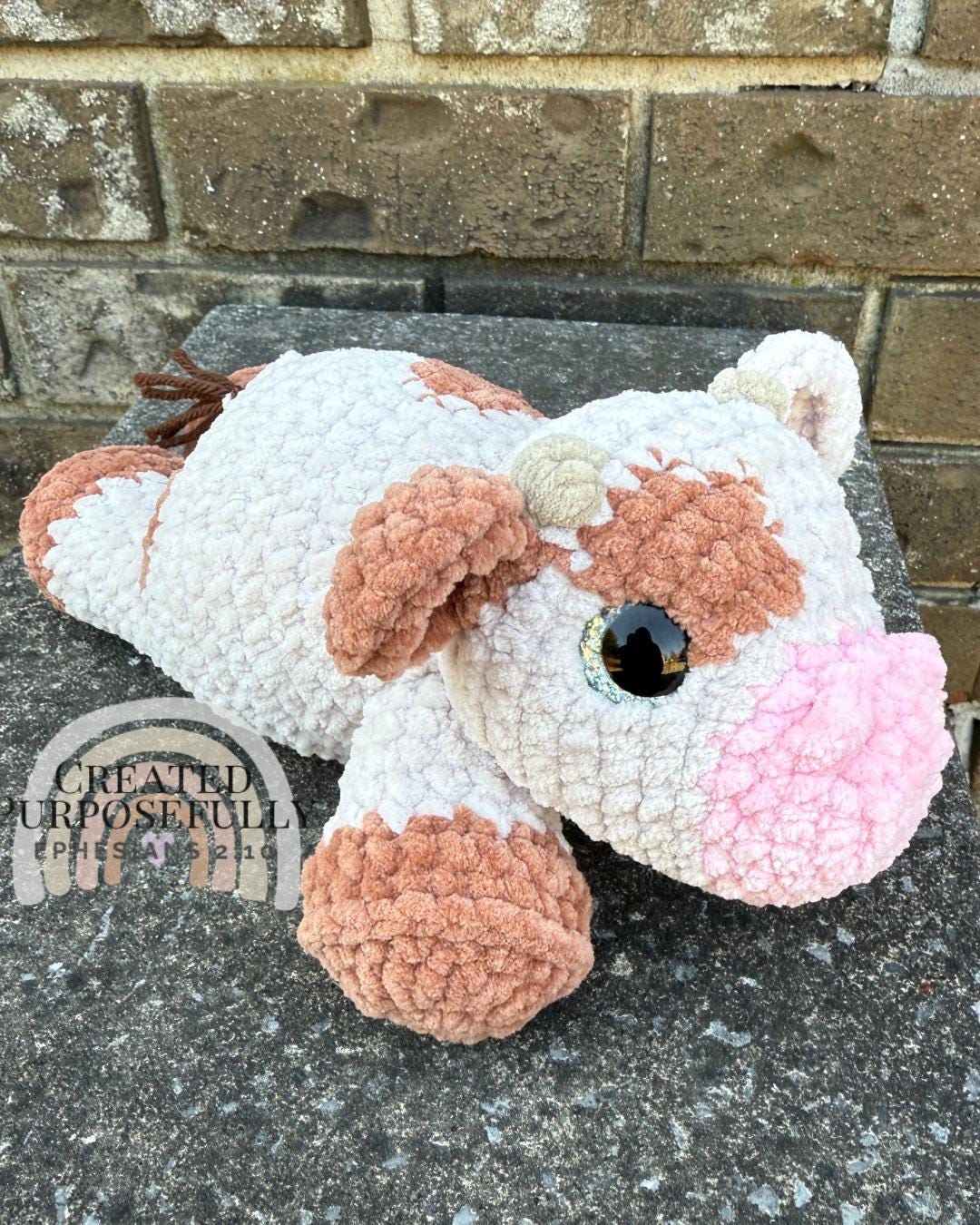 Crochet Farm Animals Pattern, Low Sew Amigurumi (Instant Download)