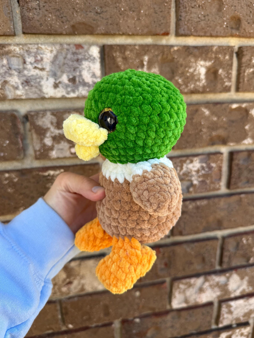 Mallad Duck Crochet Plushie - Handmade Duck Amigurumi Toy