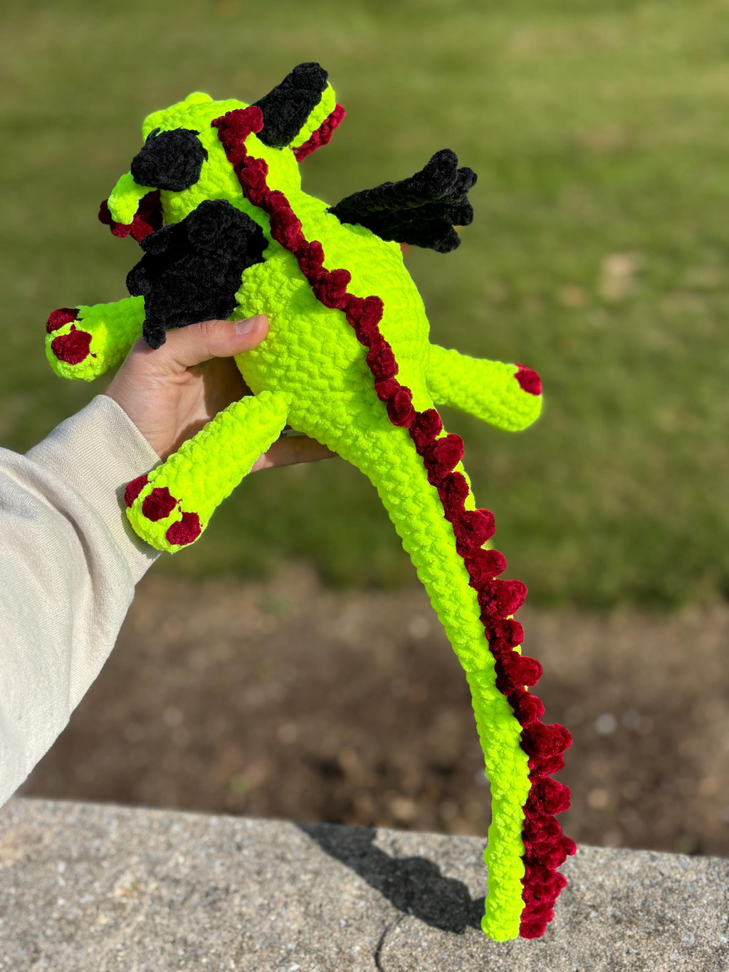 Dragon Handmade Crochet Plush • Custom Amigurumi, Nursery Decor