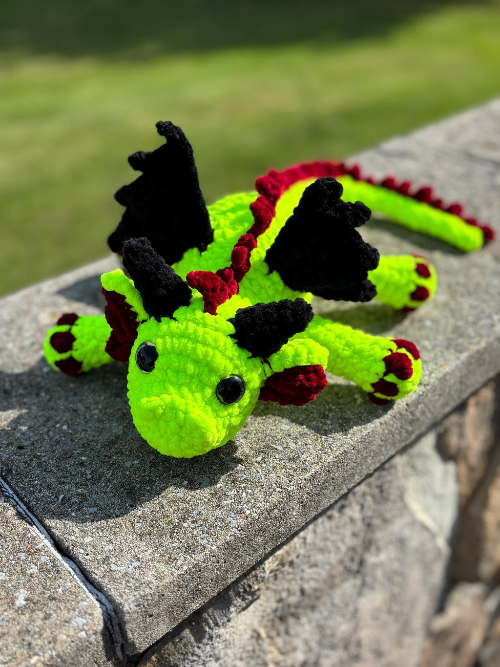 Dragon Handmade Crochet Plush • Custom Amigurumi, Nursery Decor