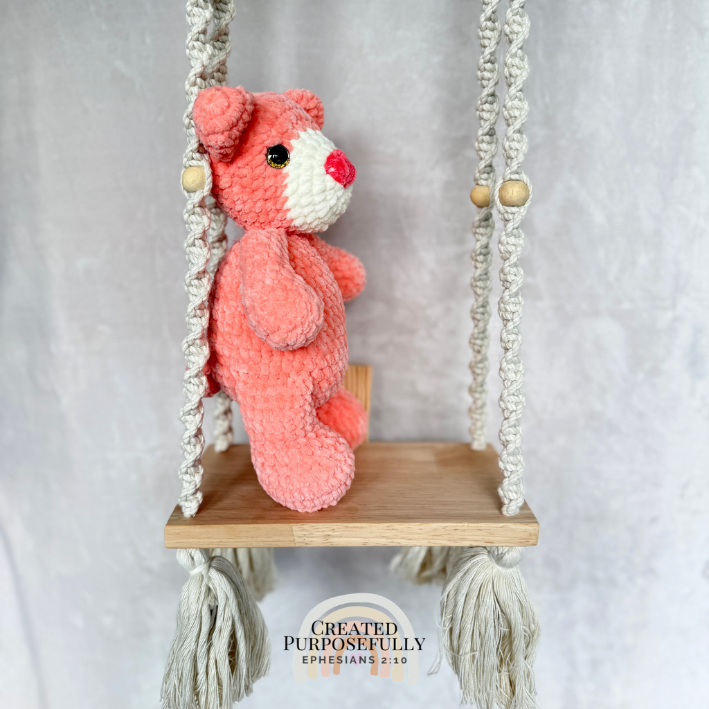 Handmade Crochet Bear Plush | Soft Amigurumi Bear Multiple Colors Available