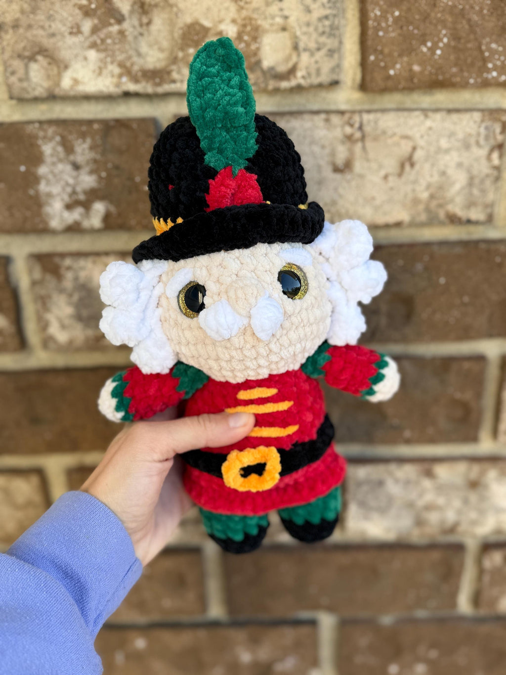 Nutcracker Crochet Plush • Custom Holiday Amigurumi
