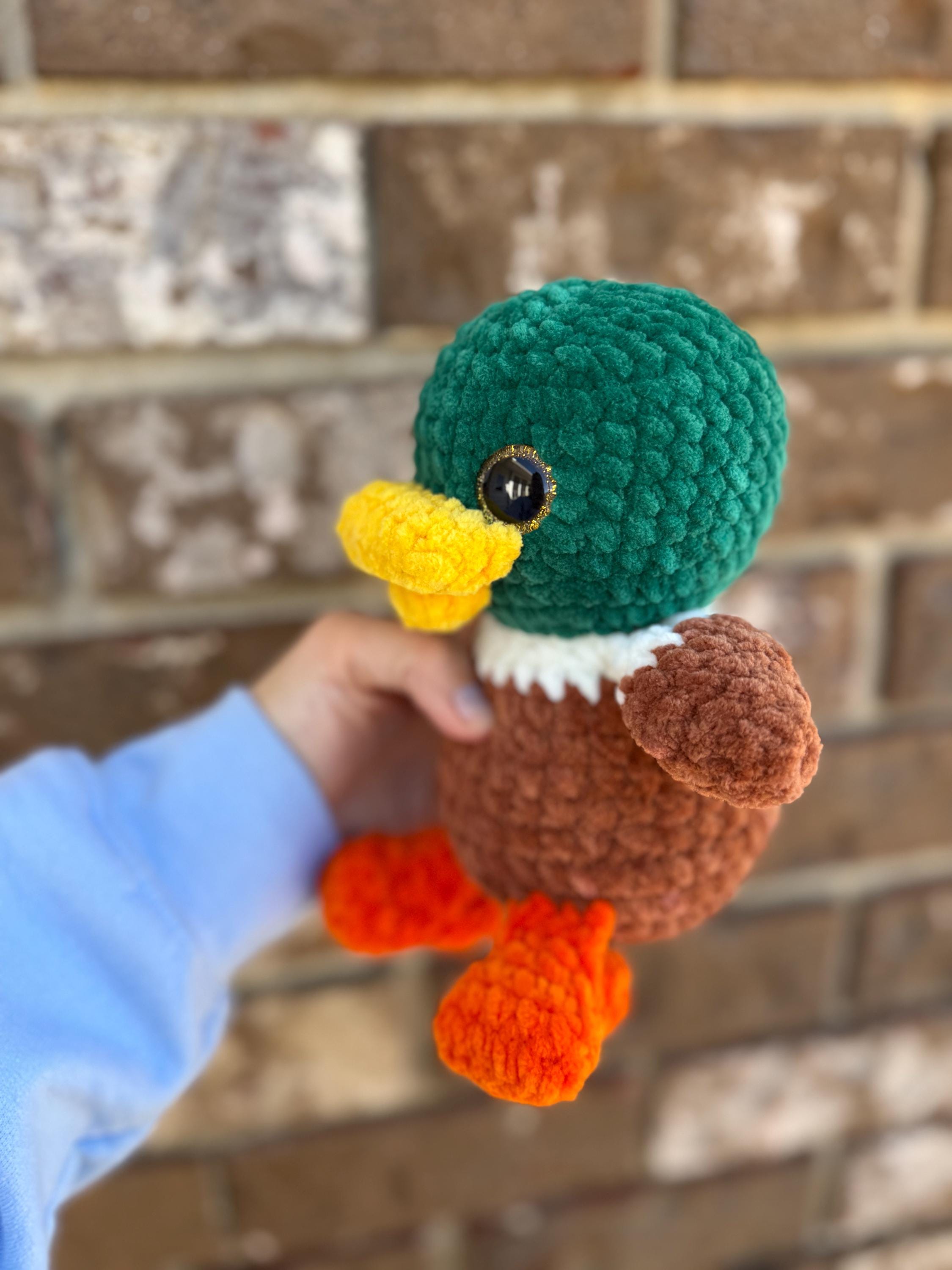 Mallad Duck Crochet Plushie - Handmade Duck Amigurumi Toy
