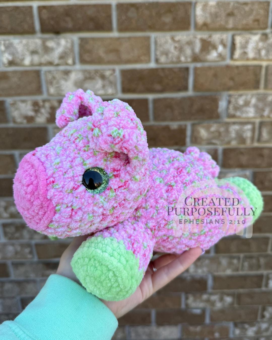 Crochet Pig Pattern, Low Sew Amigurumi (Instant Download)