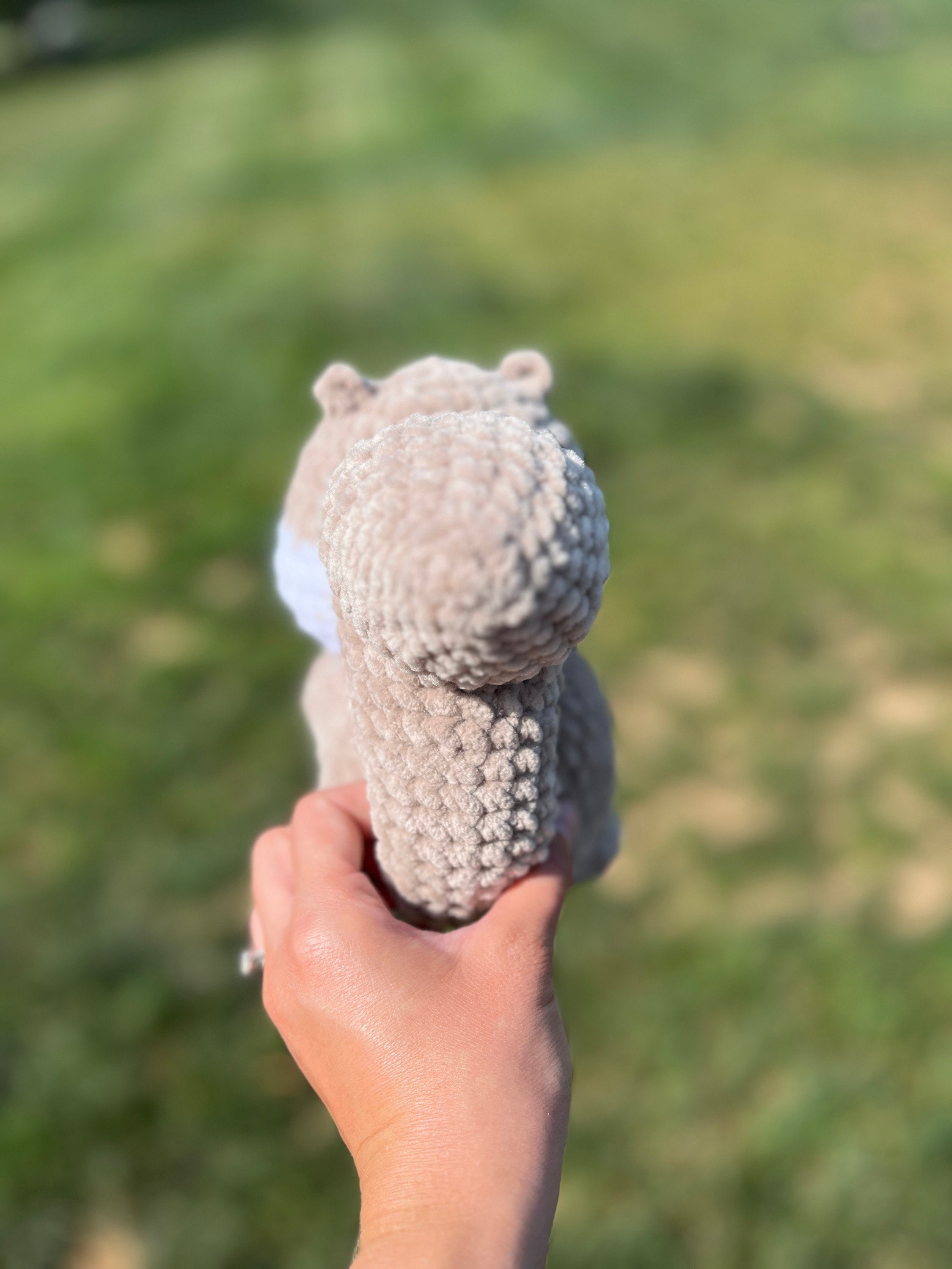 Squirrel Crochet Plushie, Soft Stuffed Amigurumi