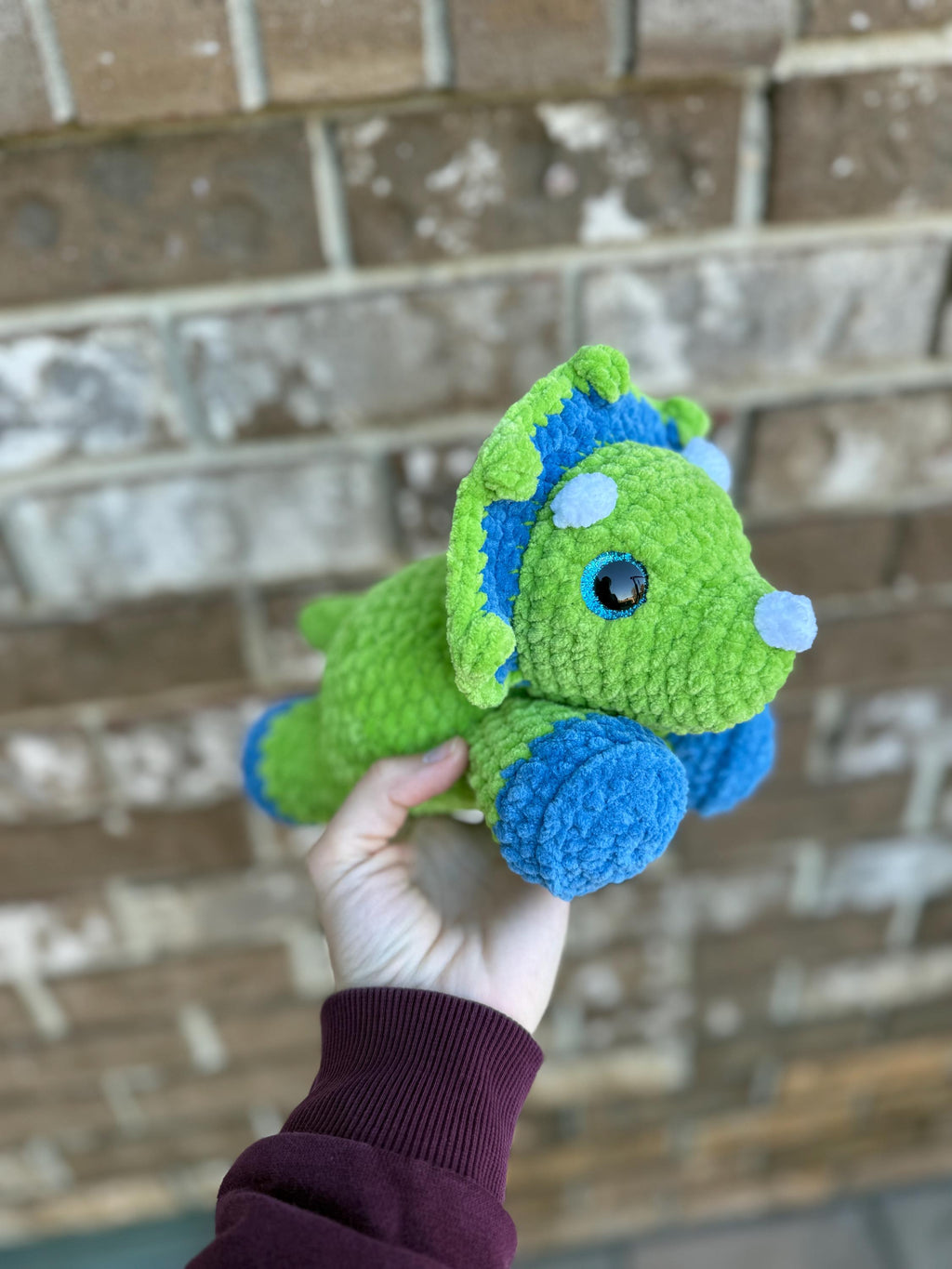Crochet Triceratops and Stegosaurus, Low Sew Dinosaur Pattern (Digital Download)