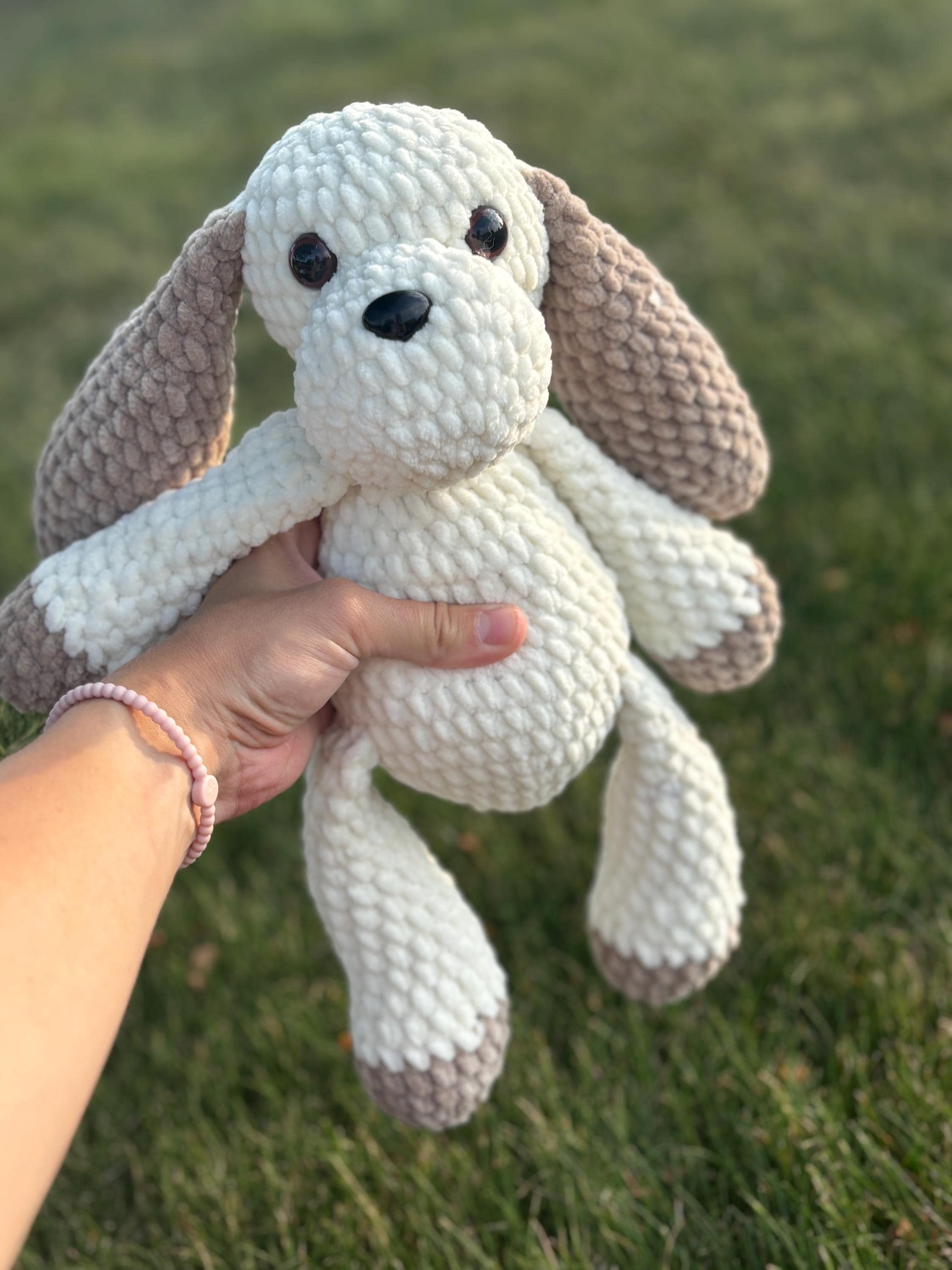 Dog Crochet Plushie | Soft Stuffed Puppy Amigurumi
