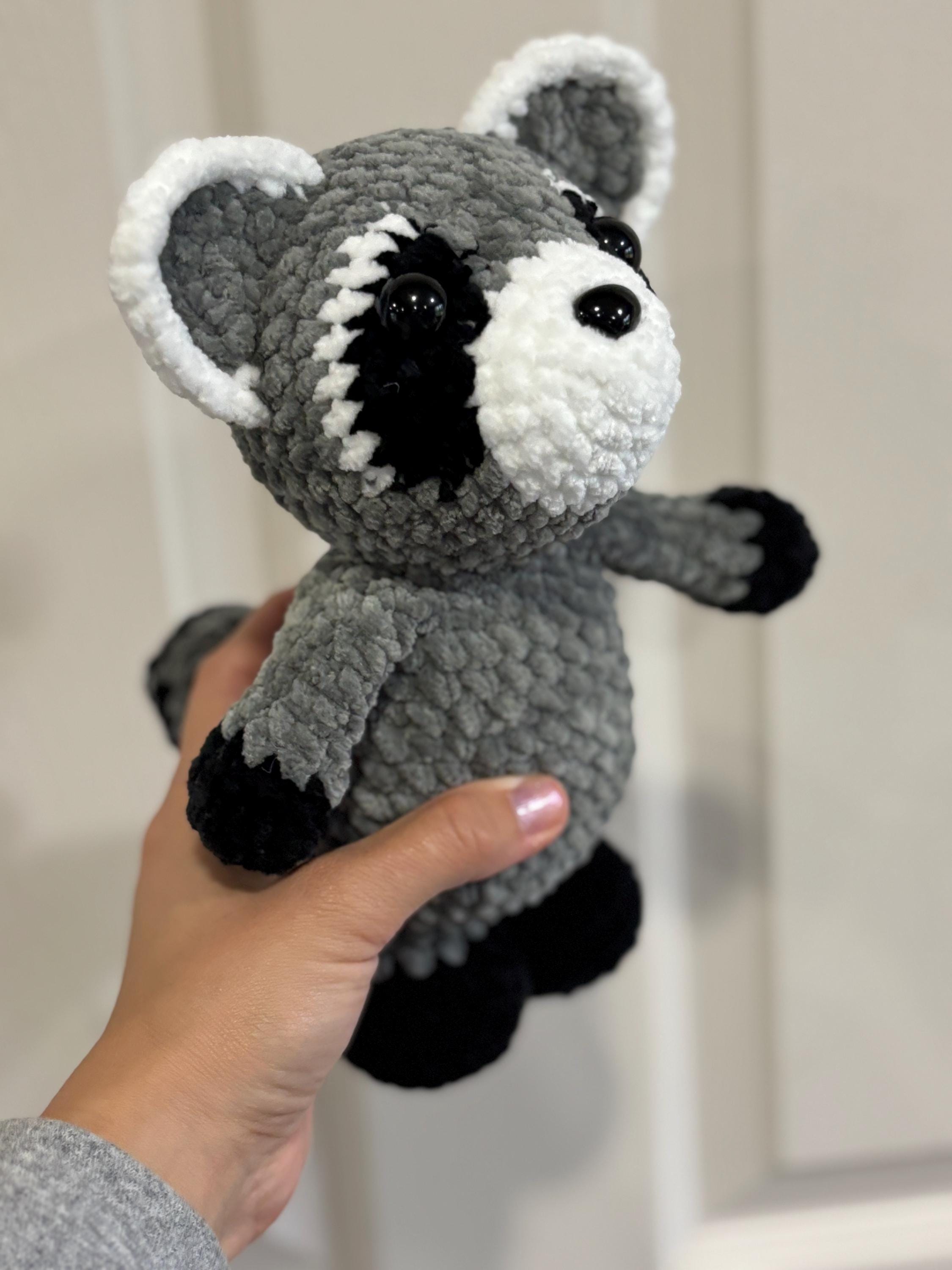 Raccoon Crochet Plushie | Personalized Amigurumi Gift
