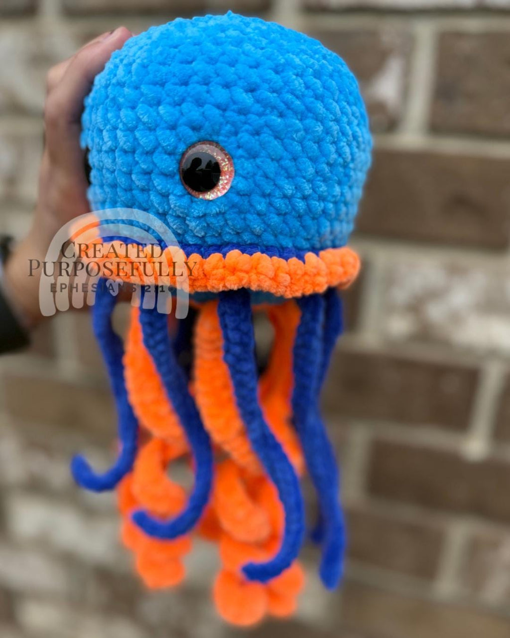 No Sew Crochet Jellyfish Pattern, Jem the Jellyfish Amigurumi (Instant Download)