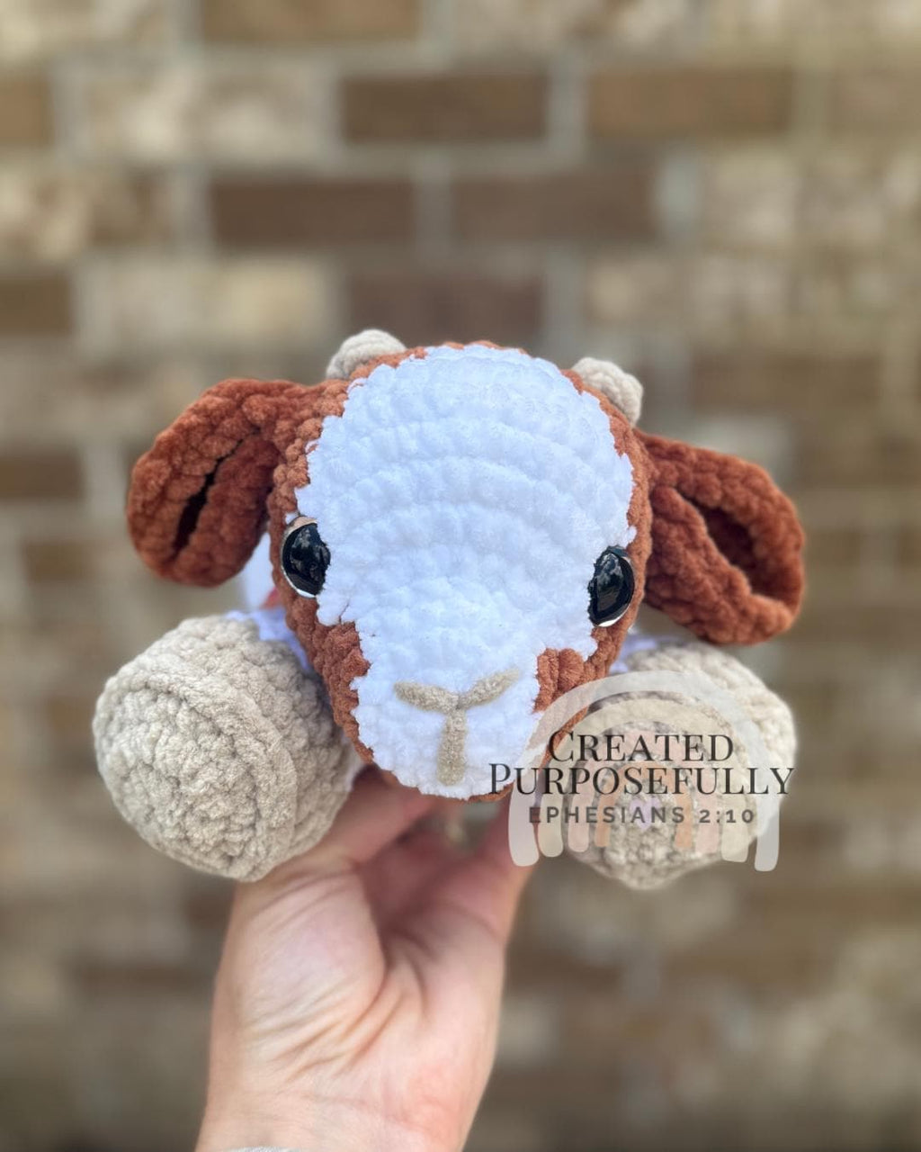 Crochet Goat Amigurumi Pattern, Low Sew (Digital Download)