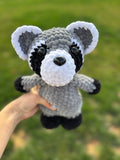 Raccoon Crochet Plushie | Personalized Amigurumi Gift