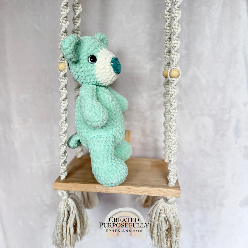 Handmade Crochet Bear Plush | Soft Amigurumi Bear Multiple Colors Available