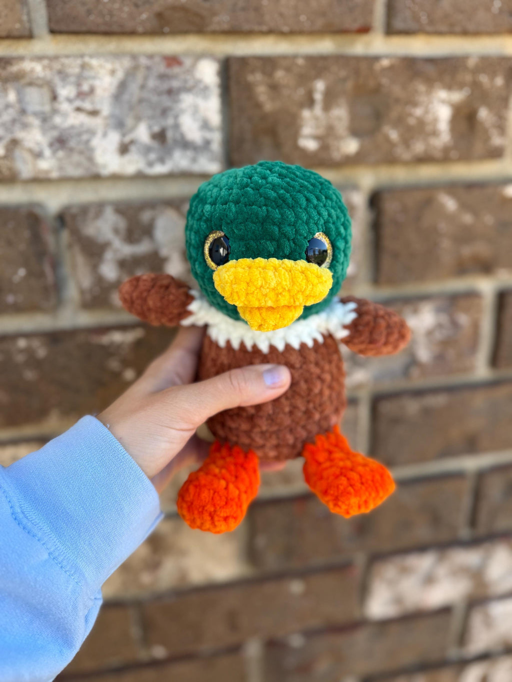 Mallad Duck Crochet Plushie - Handmade Duck Amigurumi Toy