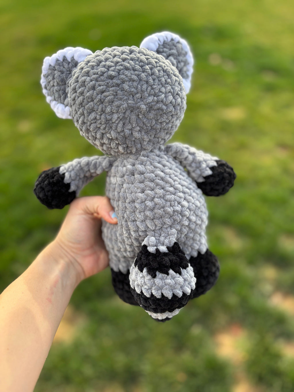 Raccoon Crochet Plushie | Personalized Amigurumi Gift
