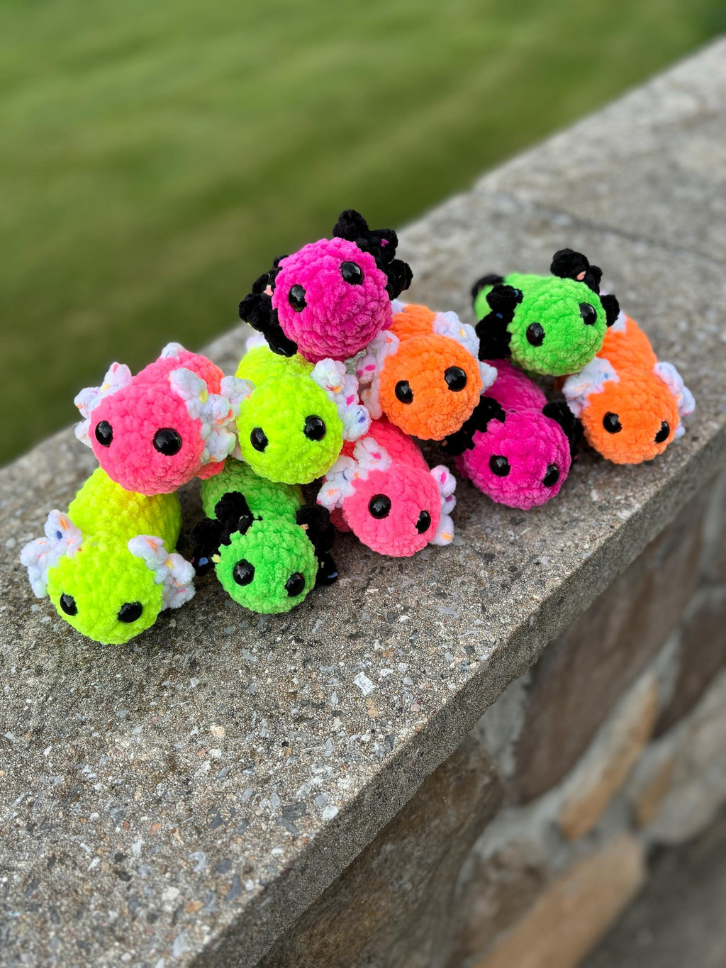 Axolotl Crochet Plushie | Soft Stuffed Amigurumi