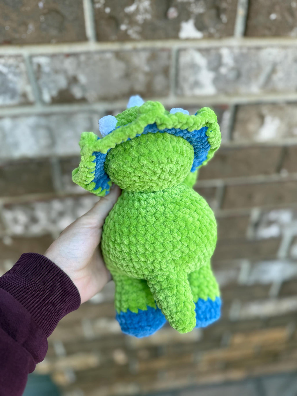 Crochet Triceratops and Stegosaurus, Low Sew Dinosaur Pattern (Digital Download)