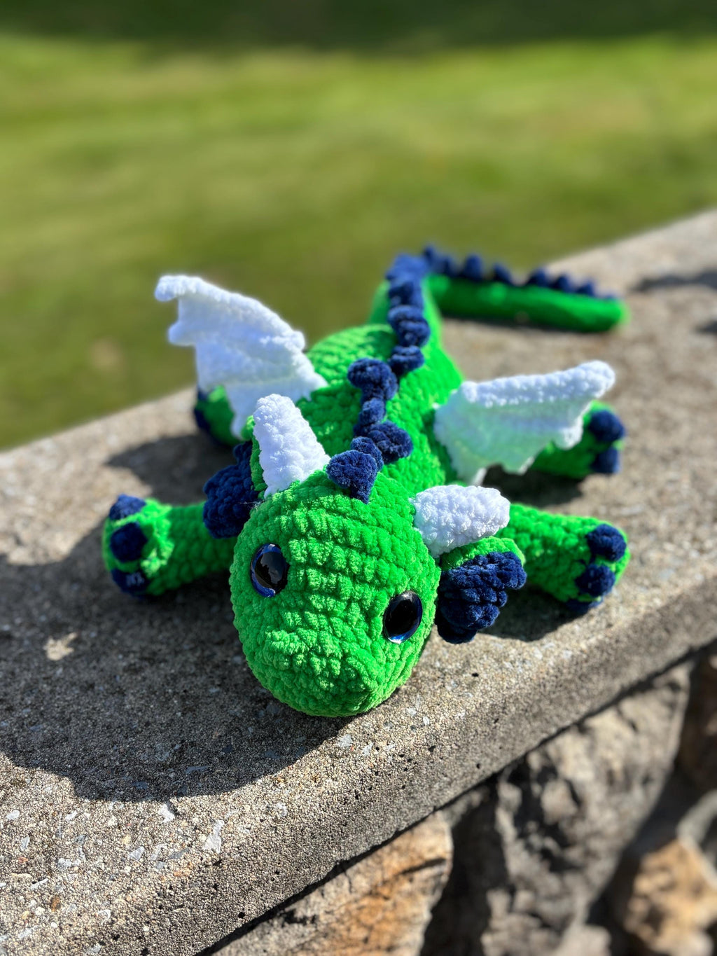 Dragon Handmade Crochet Plush • Custom Amigurumi, Nursery Decor