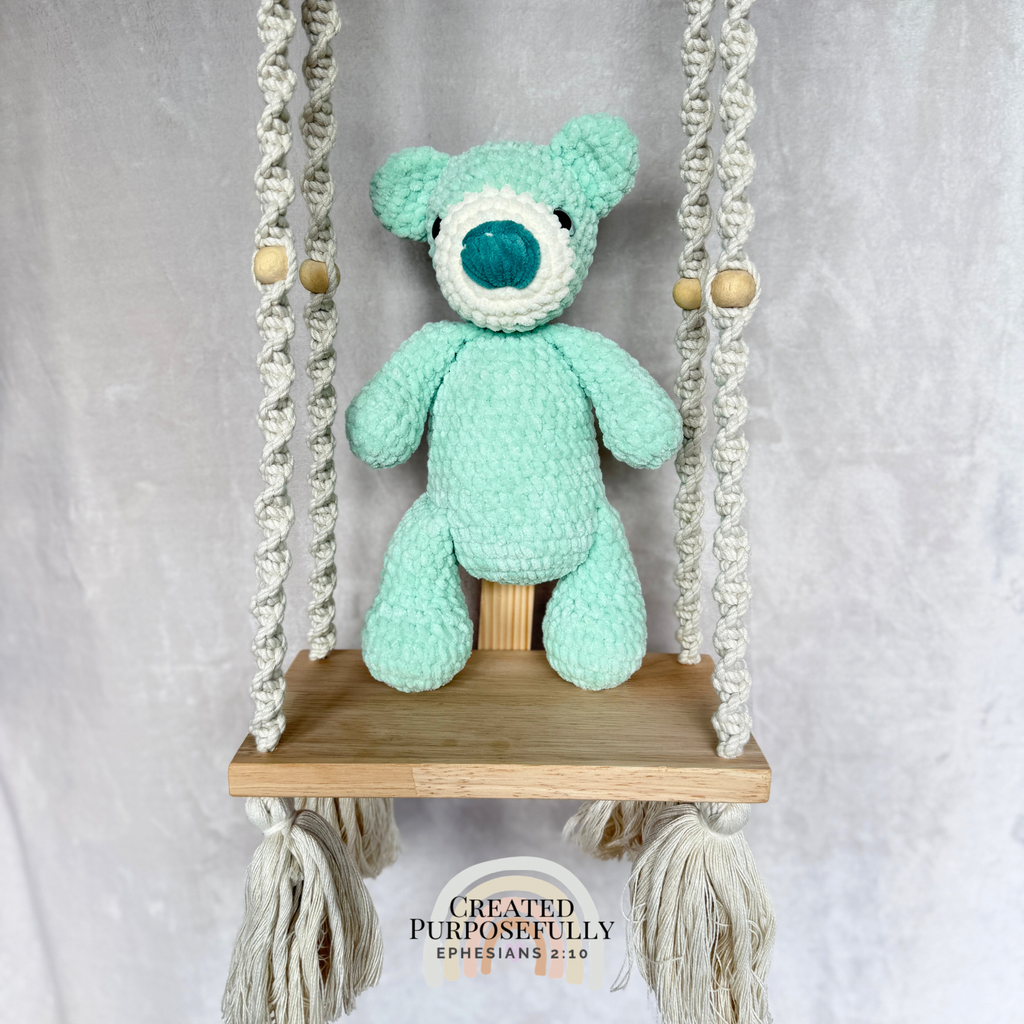 Handmade Crochet Bear Plush | Soft Amigurumi Bear Multiple Colors Available