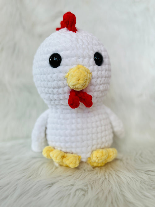 Chicken Crochet Plushie | Personalized Amigurumi Gift