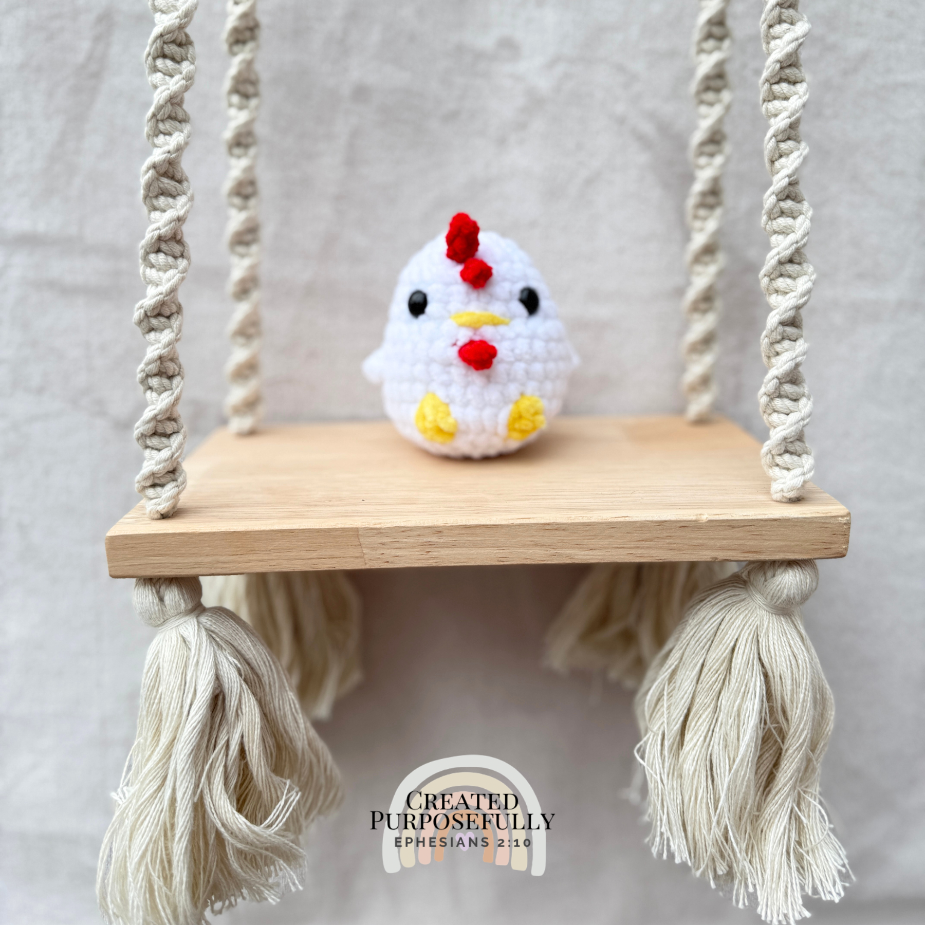 Handmade crochet mini bird plush including chicken, duck, owl, penguin, and parakeet made with soft plush yarn for kids and bird lovers.
