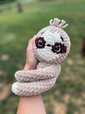 Sloth Handmade Crochet Plushie, Stuffed Amigurumi Gift