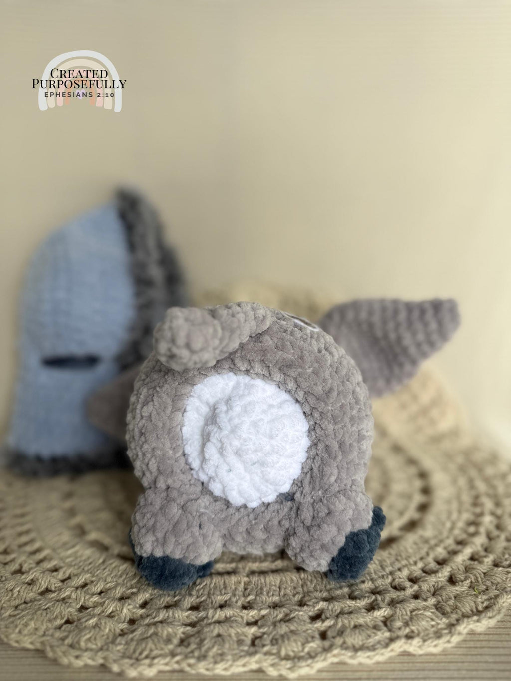 Penguin with Baby Crochet Plushie • Handmade Amigurumi Plush, Nursery Decor