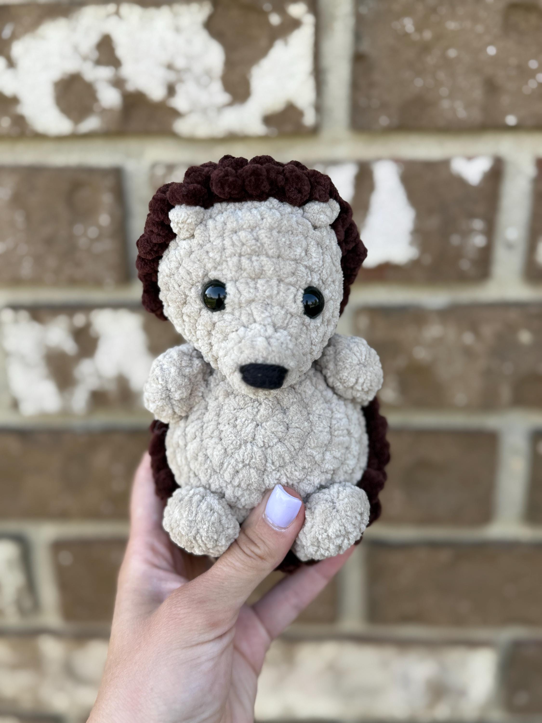 Hedgehog Handmade Crochet Plush • Custom Amigurumi, Nursery Decor