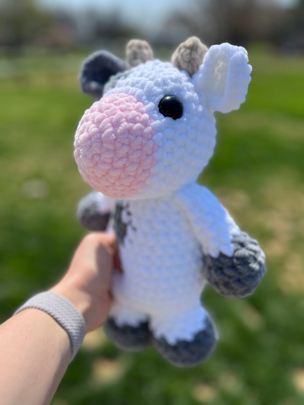 Cow Crochet Plushie | Soft Amigurumi