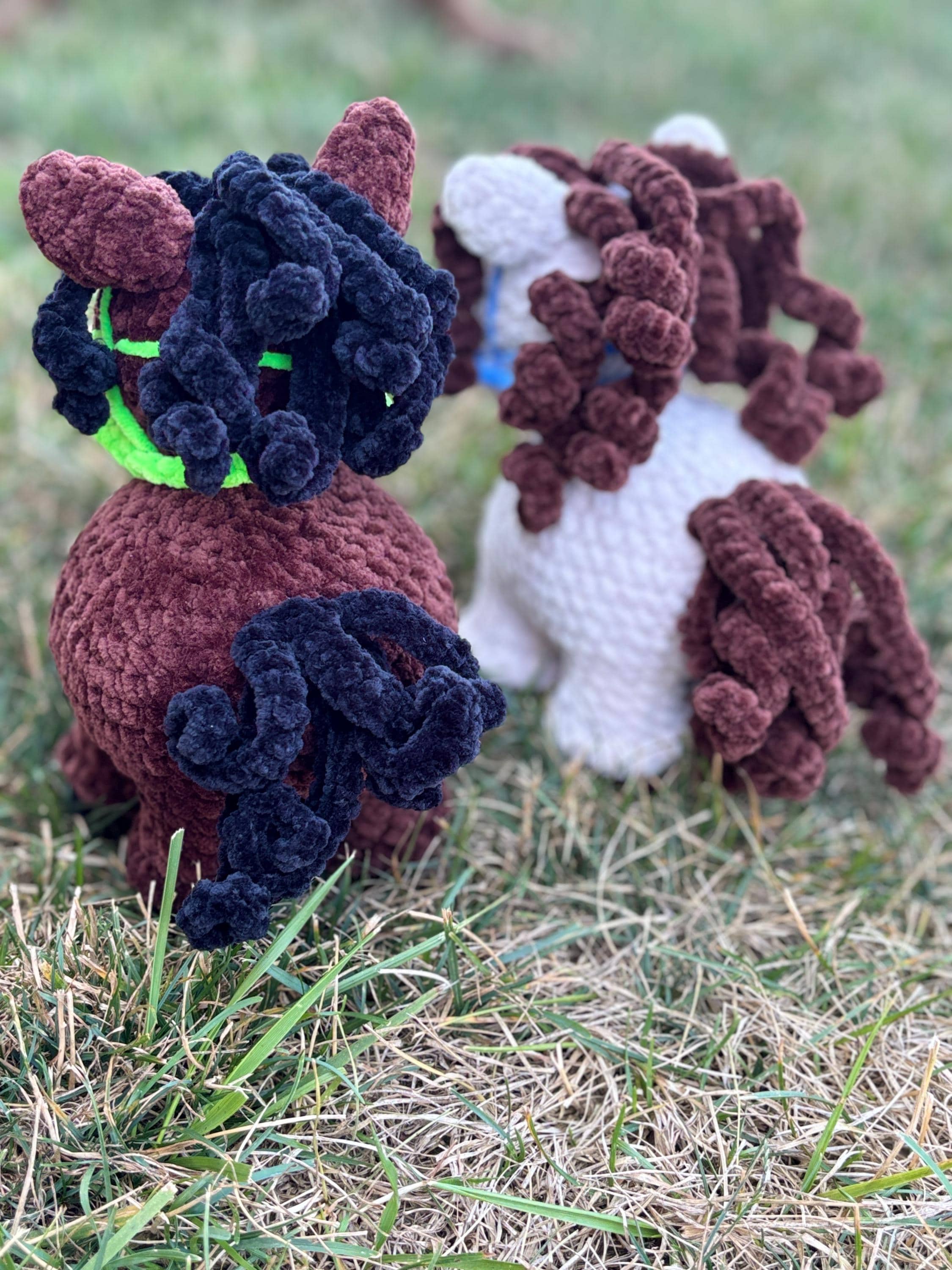 Horse Standing Crochet Plushie: Soft Stuffed Animal Toy