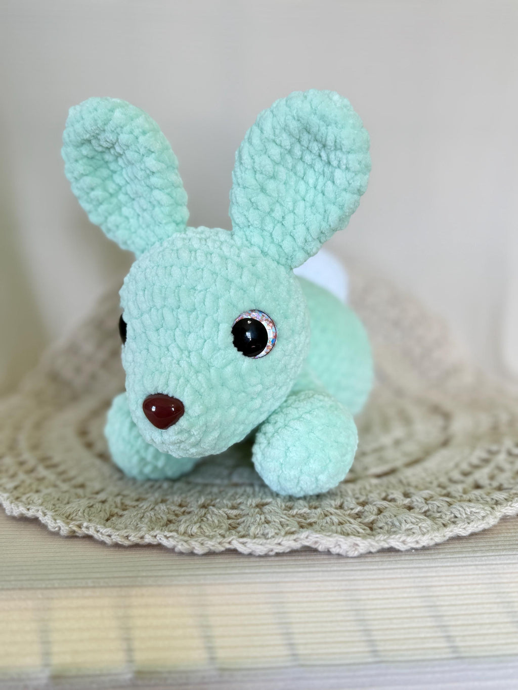 Crochet Clover the Bunny Amigurumi Pattern, Low Sew (Digital Download)