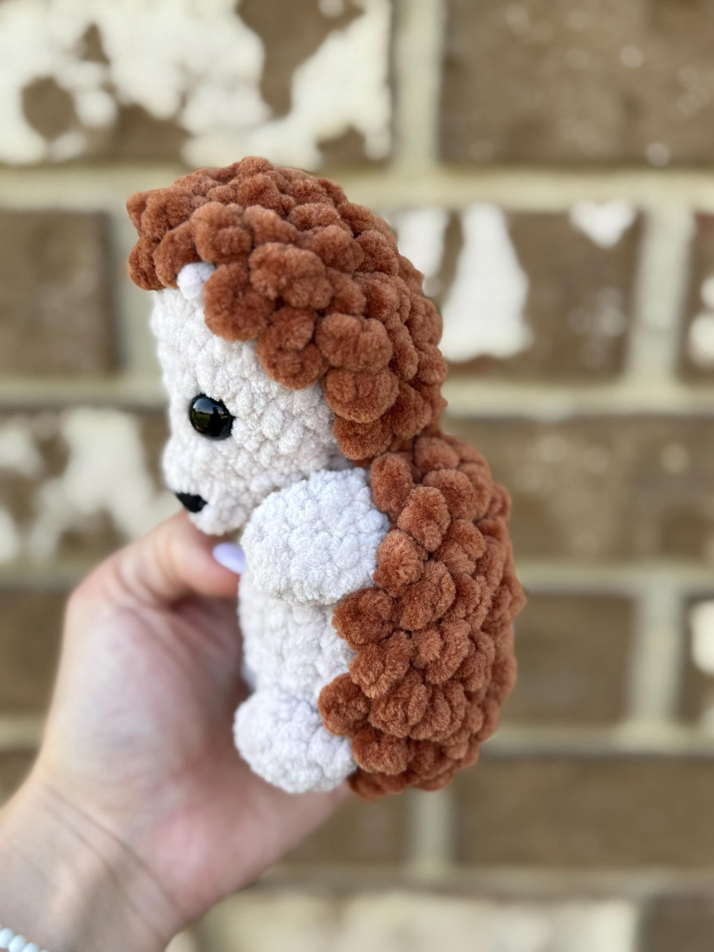 Hedgehog Handmade Crochet Plush • Custom Amigurumi, Nursery Decor