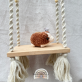 Handmade crochet mini hamster plush made with soft plush yarn, a cute stuffed hamster gift for kids, animal lovers, and plush collectors.