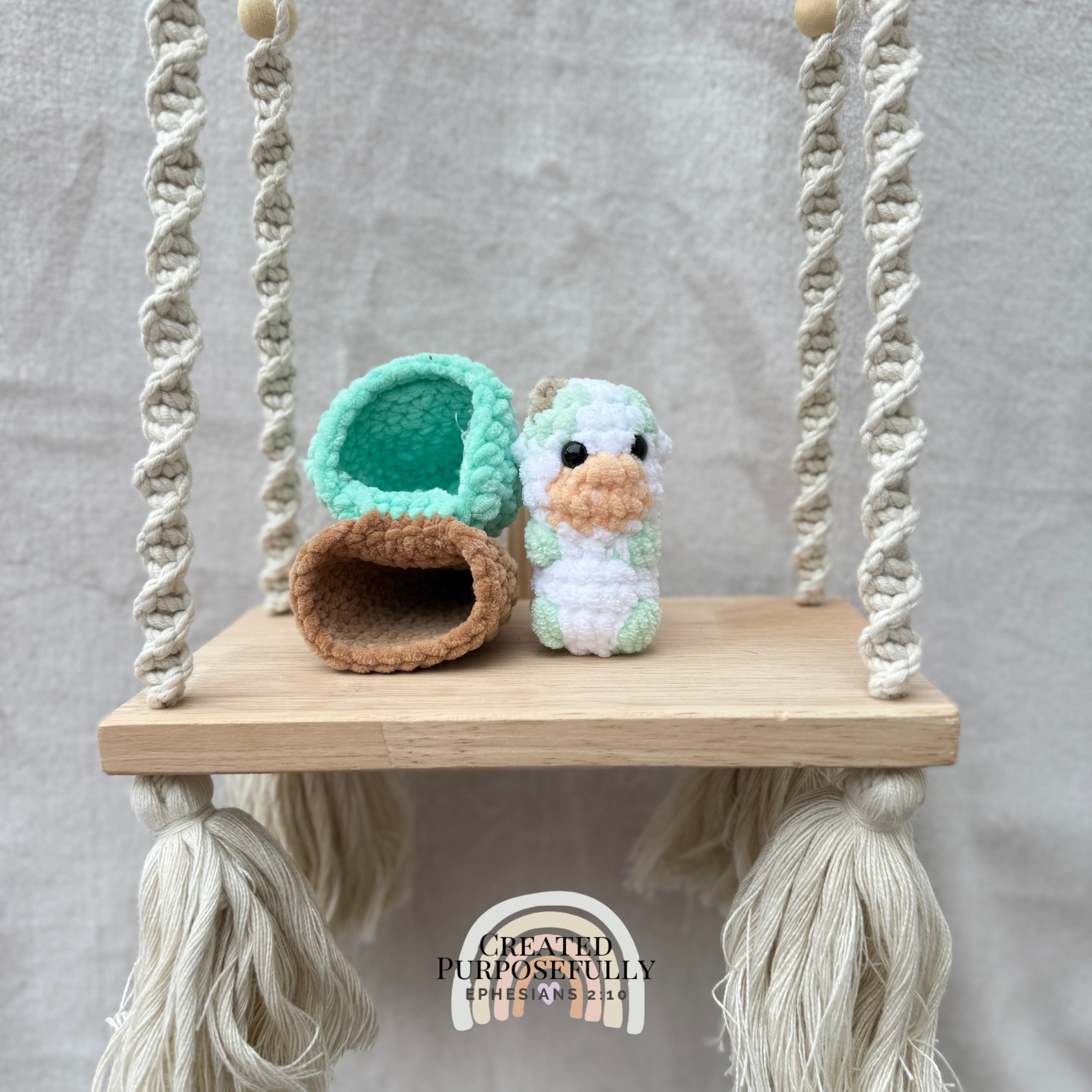 Handmade crochet Ice Cream Cow plush with a mini cow inside a soft ice cream cone, made with plush yarn for kids and cow lovers.