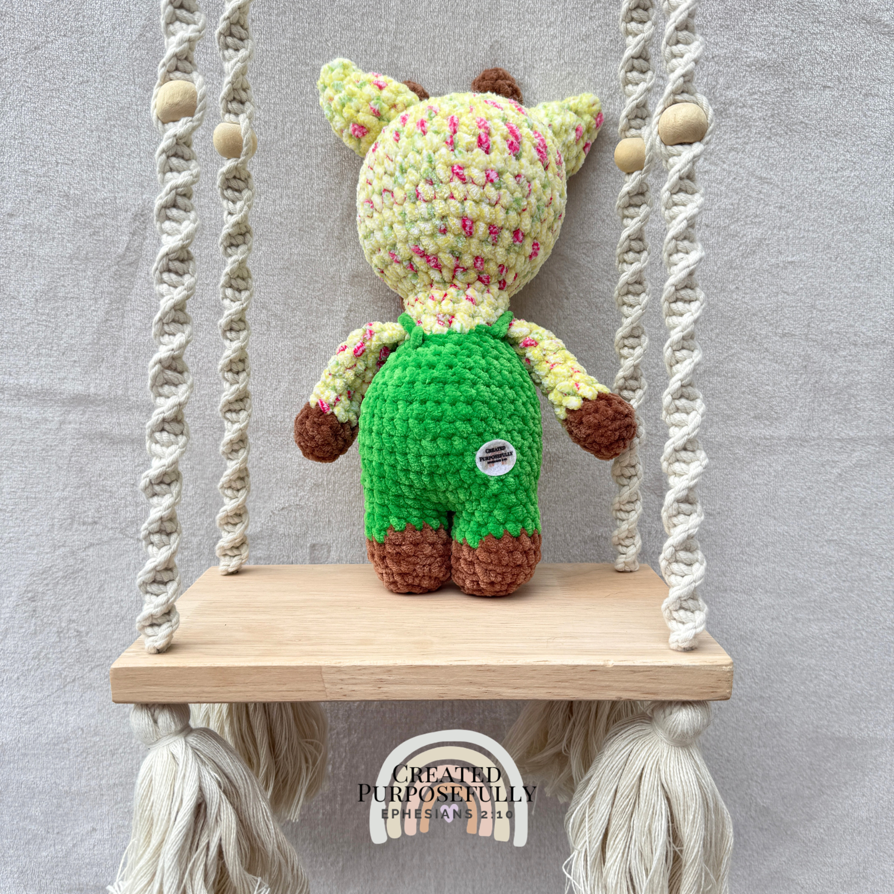 Handmade crochet standing giraffe made with ultra soft plush yarn. Choose yellow or white giraffe. A sweet gift for giraffe lovers of all ages.
