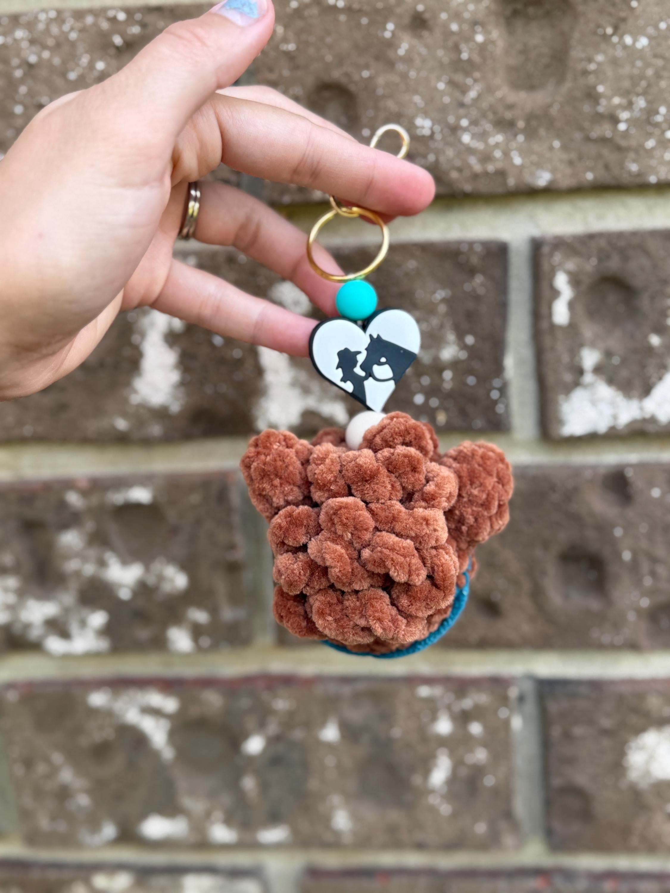 No Sew Farm Friends Keychain Crochet Pattern, 5 in 1 (Digital Download)