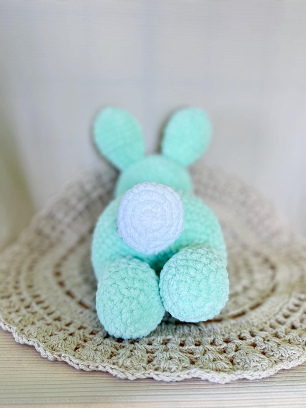 Crochet Clover the Bunny Amigurumi Pattern, Low Sew (Digital Download)