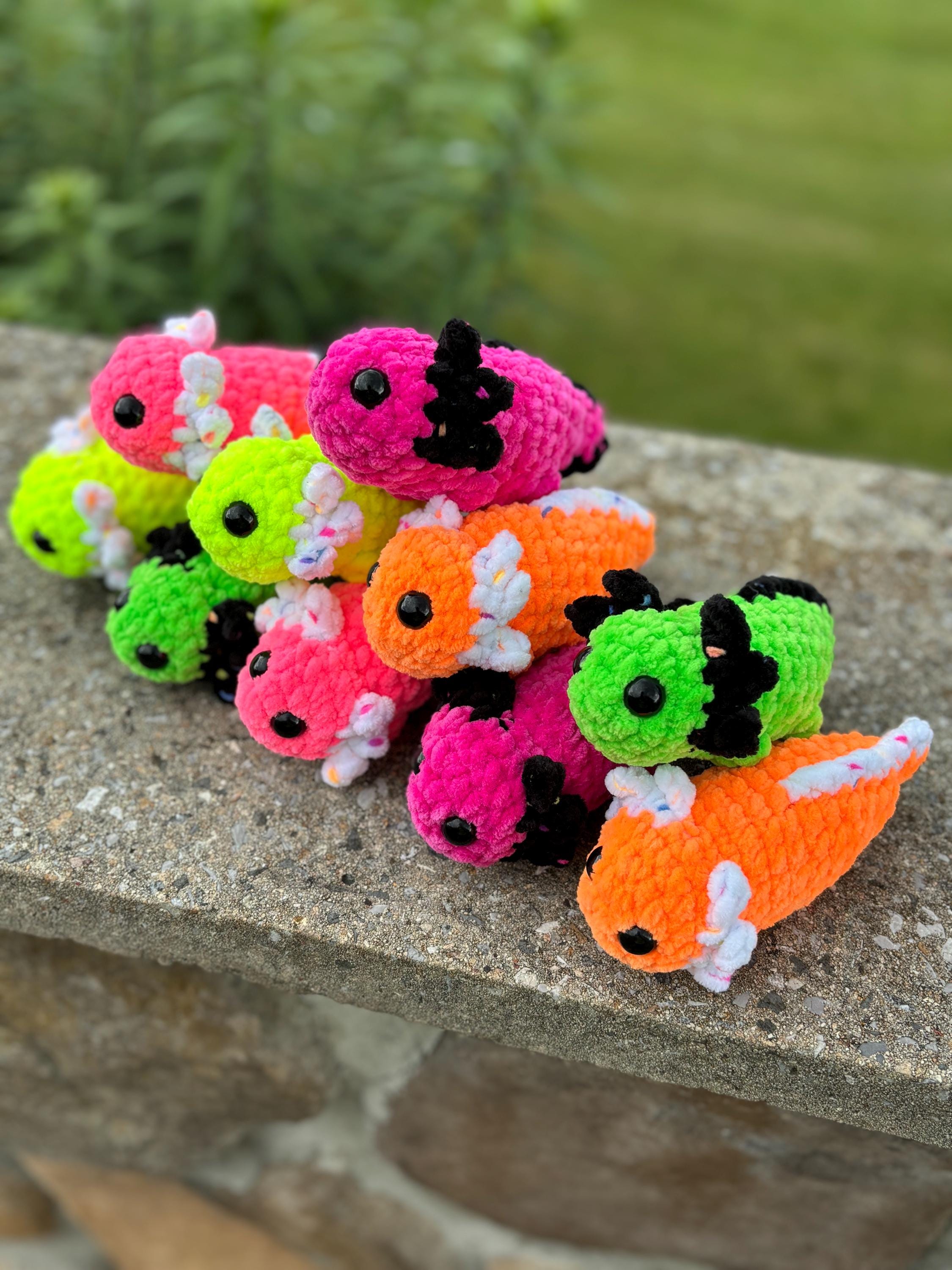 Axolotl Crochet Plushie | Soft Stuffed Amigurumi