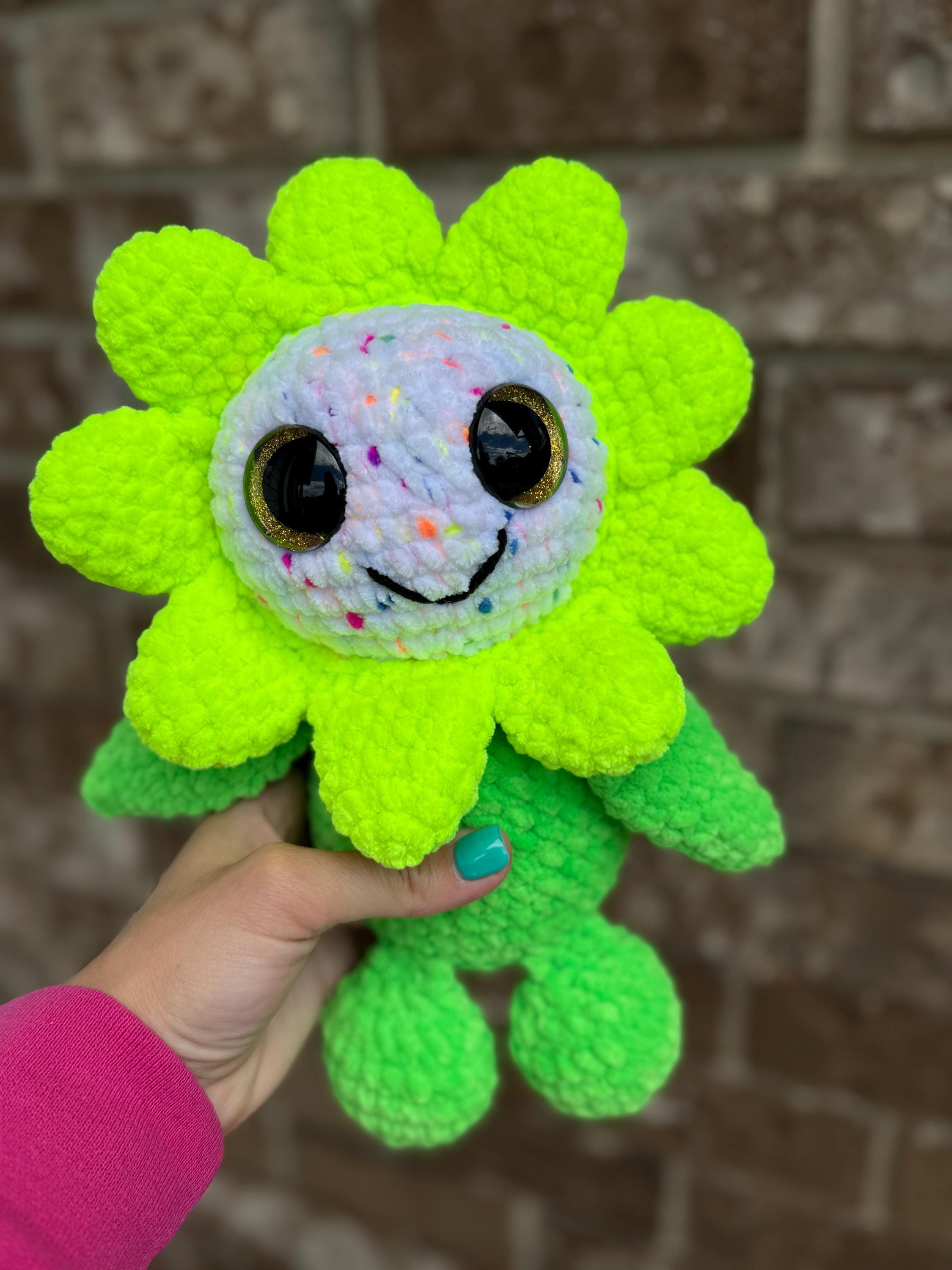 Flower Crochet Plush • Handmade Amigurumi Toy, Gift for Kids